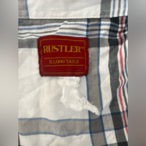 Rustler by Wrangler Western Pearl Snap Shirt – XL / XXL (XLong) - Picture 6 of 16